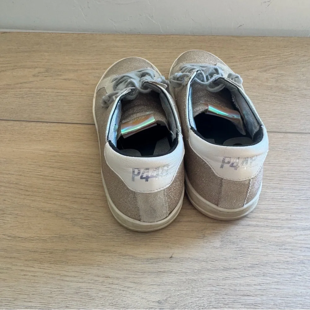 P448 John Multi Glitter Lace-Up Sneakers - Size 39 / US 9